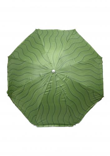 Зонт пляжный фольгированный (200см) 6 расцветок 12шт/упак ZHU-200 (расцветка 3) - фото 2