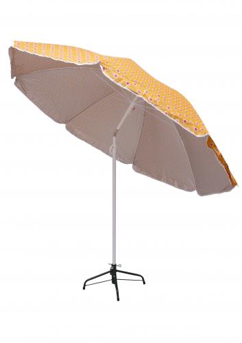 Зонт пляжный фольгированный (200см) 6 расцветок 12шт/упак ZHU-200 (расцветка 3) - фото 7
