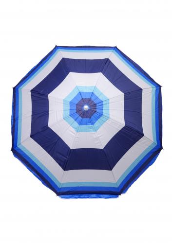 Зонт пляжный фольгированный с наклоном 150 см (6 расцветок) 12 шт/упак ZHU-150 - фото 1